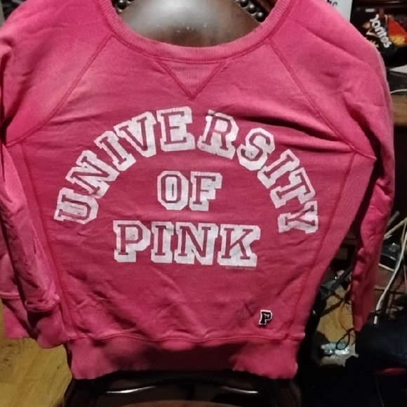 PINK Victoria's Secret Fuchsia Sweatshirt - Picture 1 of 5